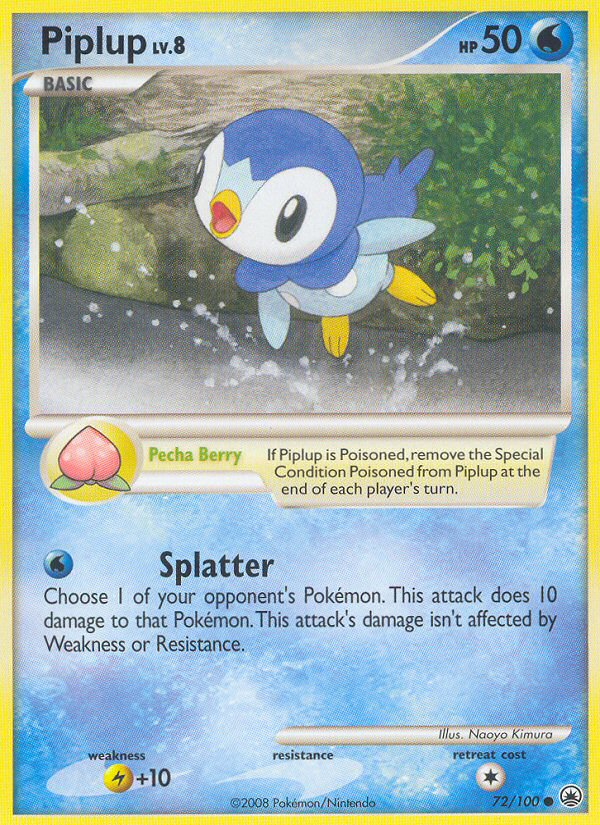 Piplup (72/100) [Diamond & Pearl: Majestic Dawn] | Deep Dive Games St. Marys