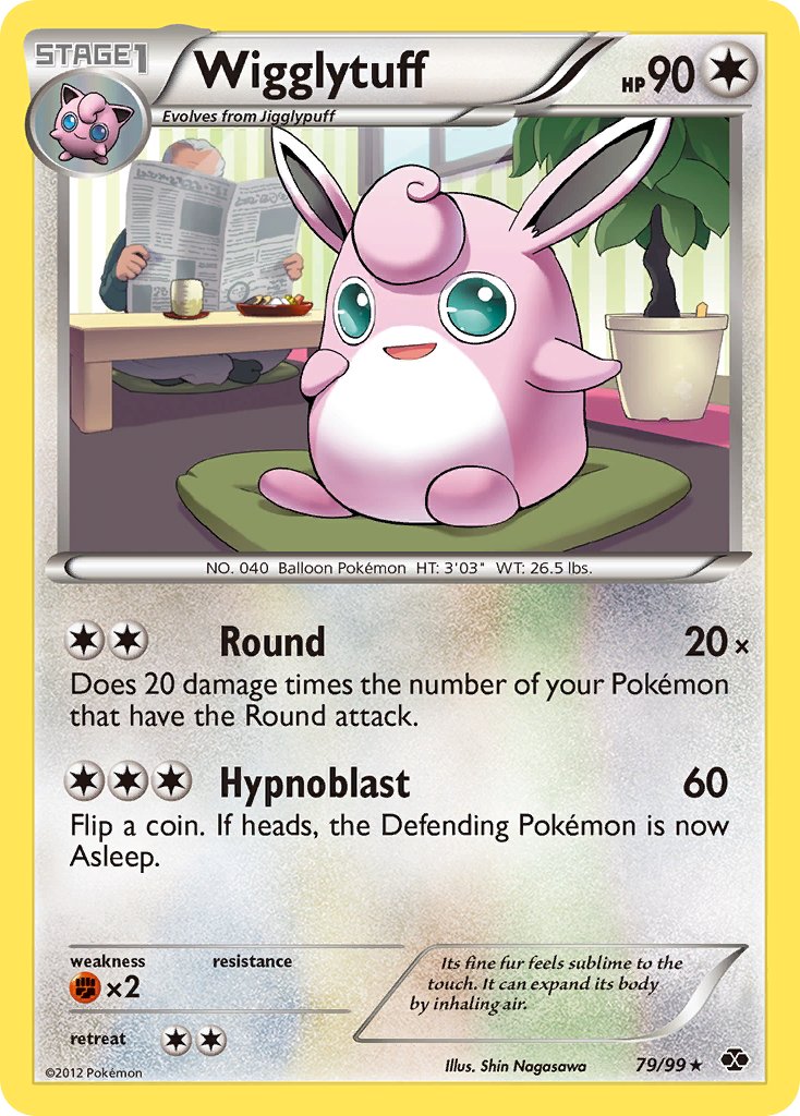 Wigglytuff (79/99) (Cosmos Holo) (Blister Exclusive) [Black & White: Next Destinies] | Deep Dive Games St. Marys