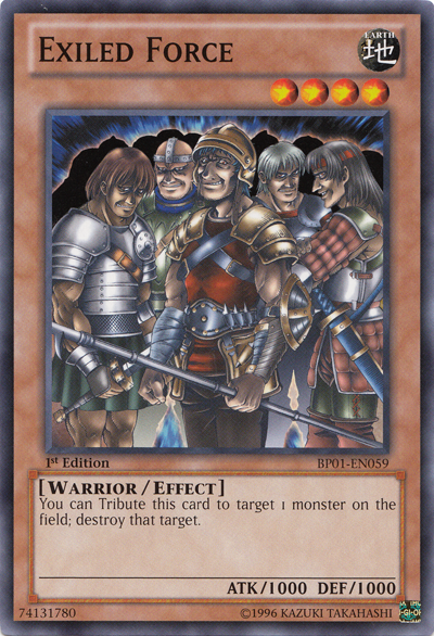 Exiled Force [BP01-EN059] Common | Deep Dive Games St. Marys