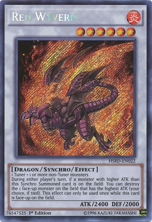 Red Wyvern [HSRD-EN022] Secret Rare | Deep Dive Games St. Marys