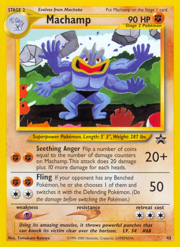 Machamp (43) [Wizards of the Coast: Black Star Promos] | Deep Dive Games St. Marys