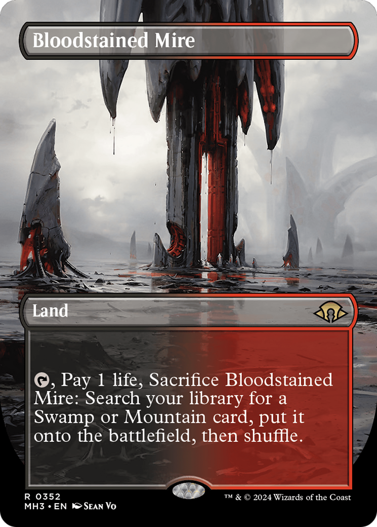 Bloodstained Mire (Borderless) [Modern Horizons 3] | Deep Dive Games St. Marys