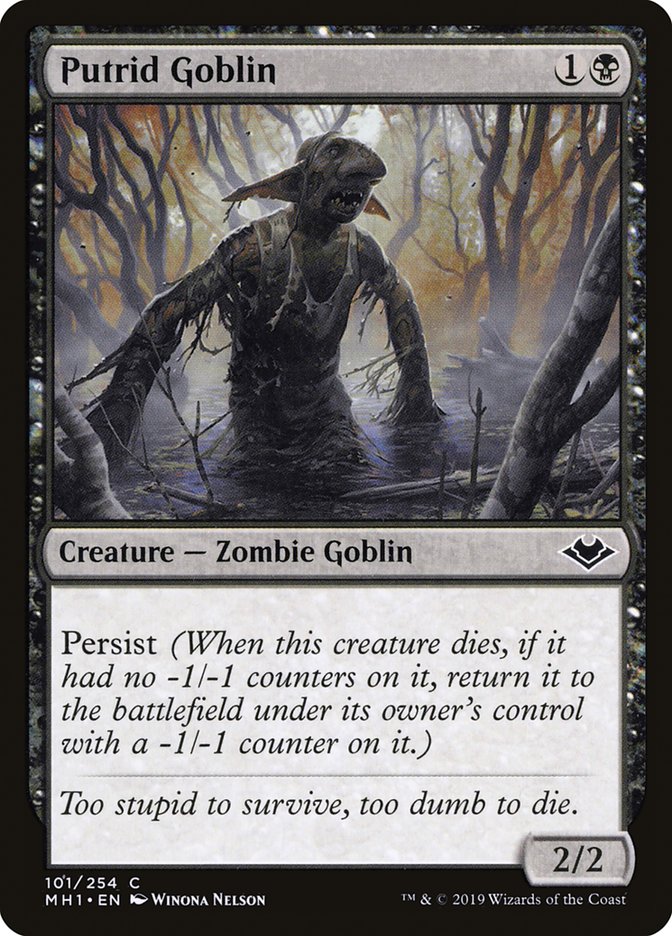 Putrid Goblin [Modern Horizons] | Deep Dive Games St. Marys