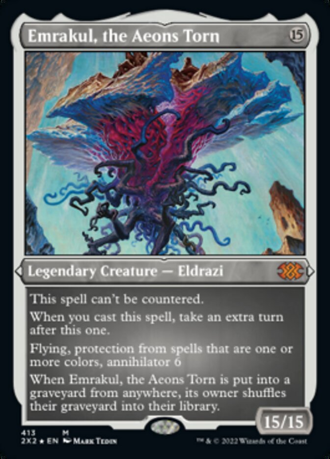 Emrakul, the Aeons Torn (Foil Etched) [Double Masters 2022] | Deep Dive Games St. Marys