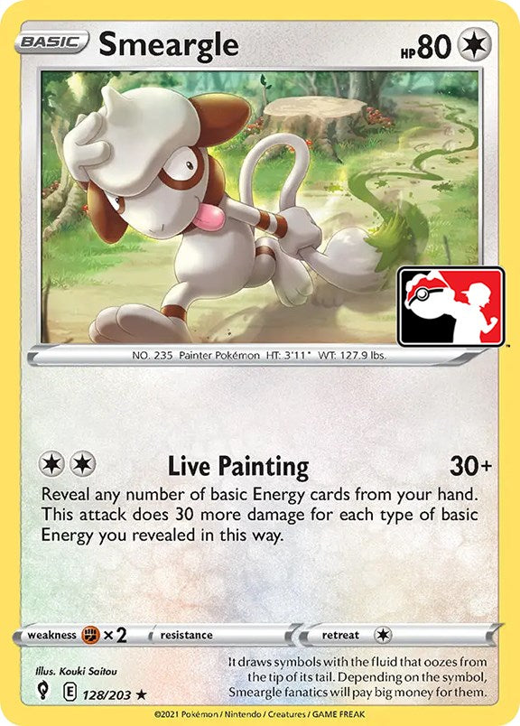 Smeargle (128/203) [Prize Pack Series One] | Deep Dive Games St. Marys