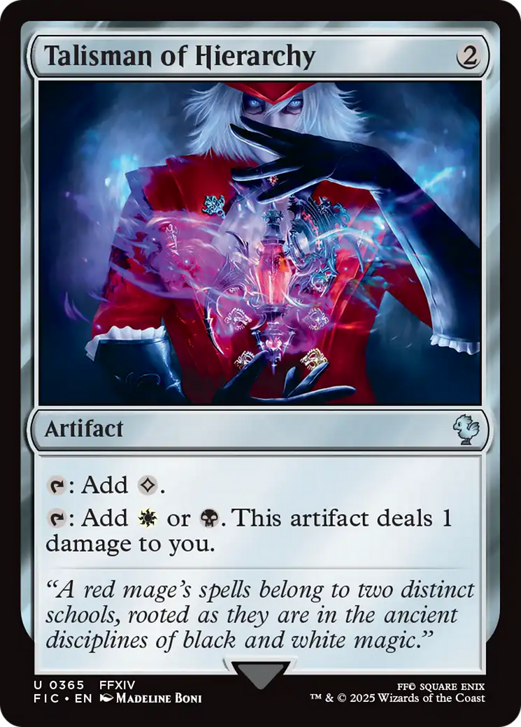 Talisman of Hierarchy [FINAL FANTASY Commander] | Deep Dive Games St. Marys