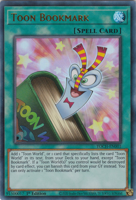 Toon Bookmark [TOCH-EN003] Ultra Rare | Deep Dive Games St. Marys