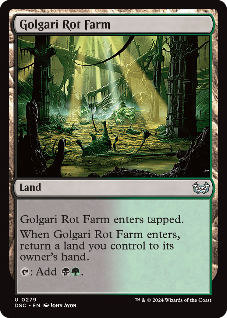 Golgari Rot Farm [Duskmourn: House of Horror Commander] | Deep Dive Games St. Marys