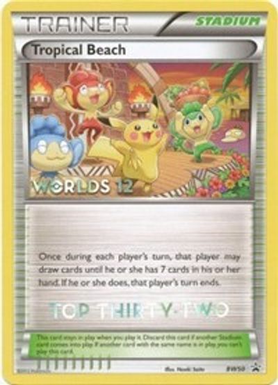 Tropical Beach (BW50) (Top 32) [Black & White: Black Star Promos] | Deep Dive Games St. Marys