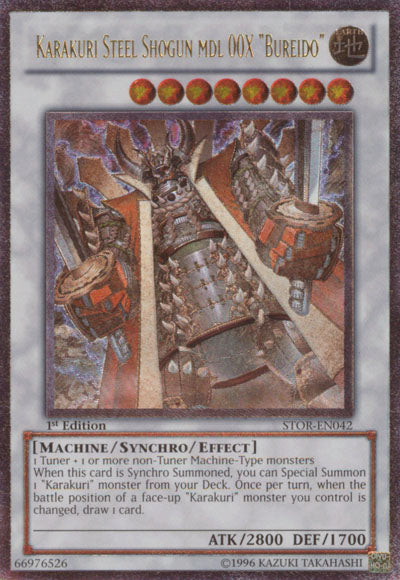 Karakuri Steel Shogun mdl 00X "Bureido" [STOR-EN042] Ultimate Rare | Deep Dive Games St. Marys