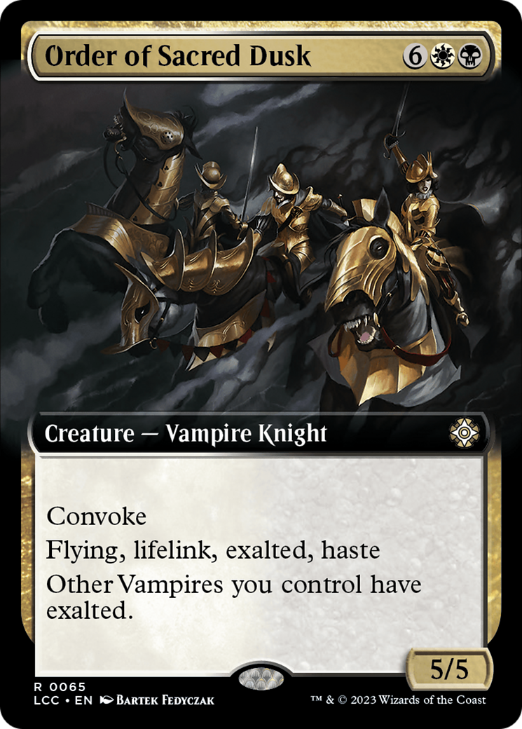 Order of Sacred Dusk (Extended Art) [The Lost Caverns of Ixalan Commander] | Deep Dive Games St. Marys