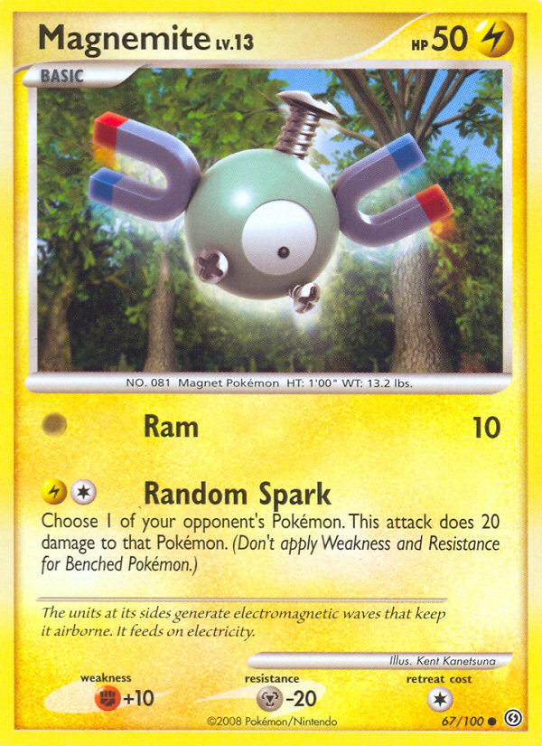 Magnemite (67/100) [Diamond & Pearl: Stormfront] | Deep Dive Games St. Marys