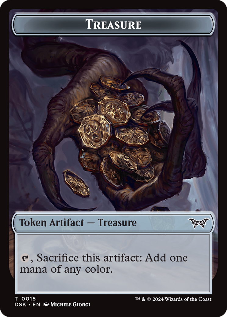 Treasure Token [Duskmourn: House of Horror Tokens] | Deep Dive Games St. Marys