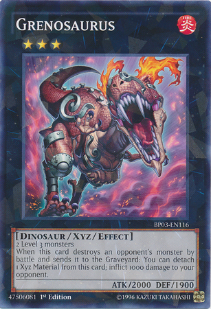 Grenosaurus [BP03-EN116] Shatterfoil Rare | Deep Dive Games St. Marys