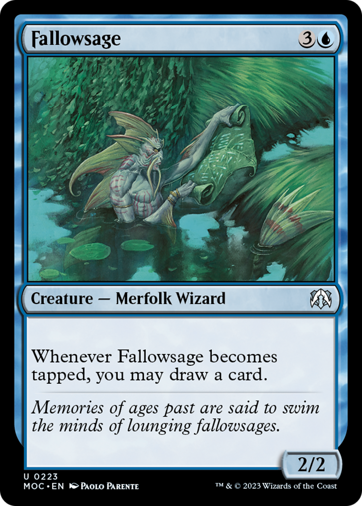 Fallowsage [March of the Machine Commander] | Deep Dive Games St. Marys