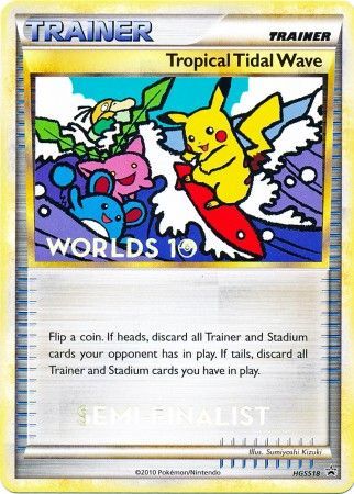 Tropical Tidal Wave (HGSS18) (Semi Finalist) [HeartGold & SoulSilver: Black Star Promos] | Deep Dive Games St. Marys