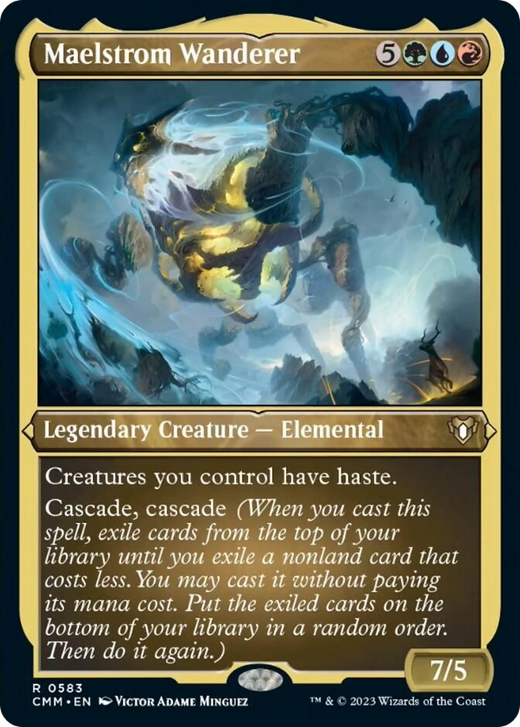 Maelstrom Wanderer (Foil Etched) [Commander Masters] | Deep Dive Games St. Marys