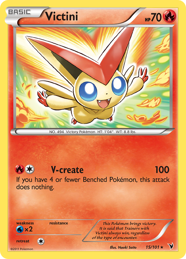 Victini (15/101) [Black & White: Noble Victories] | Deep Dive Games St. Marys