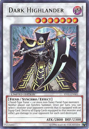 Dark Highlander [YF01-EN001] Ultra Rare | Deep Dive Games St. Marys