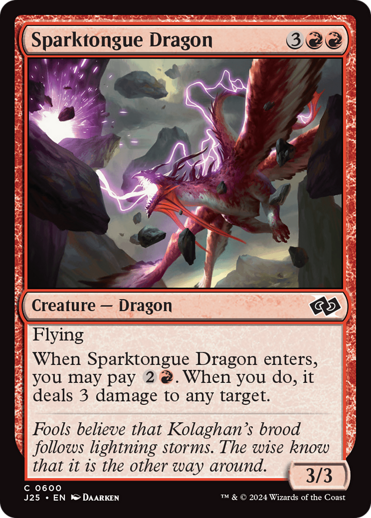 Sparktongue Dragon [Foundations Jumpstart] | Deep Dive Games St. Marys