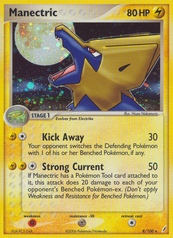 Manectric (8/100) [EX: Crystal Guardians] | Deep Dive Games St. Marys