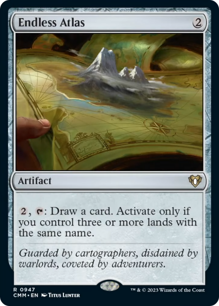 Endless Atlas [Commander Masters] | Deep Dive Games St. Marys