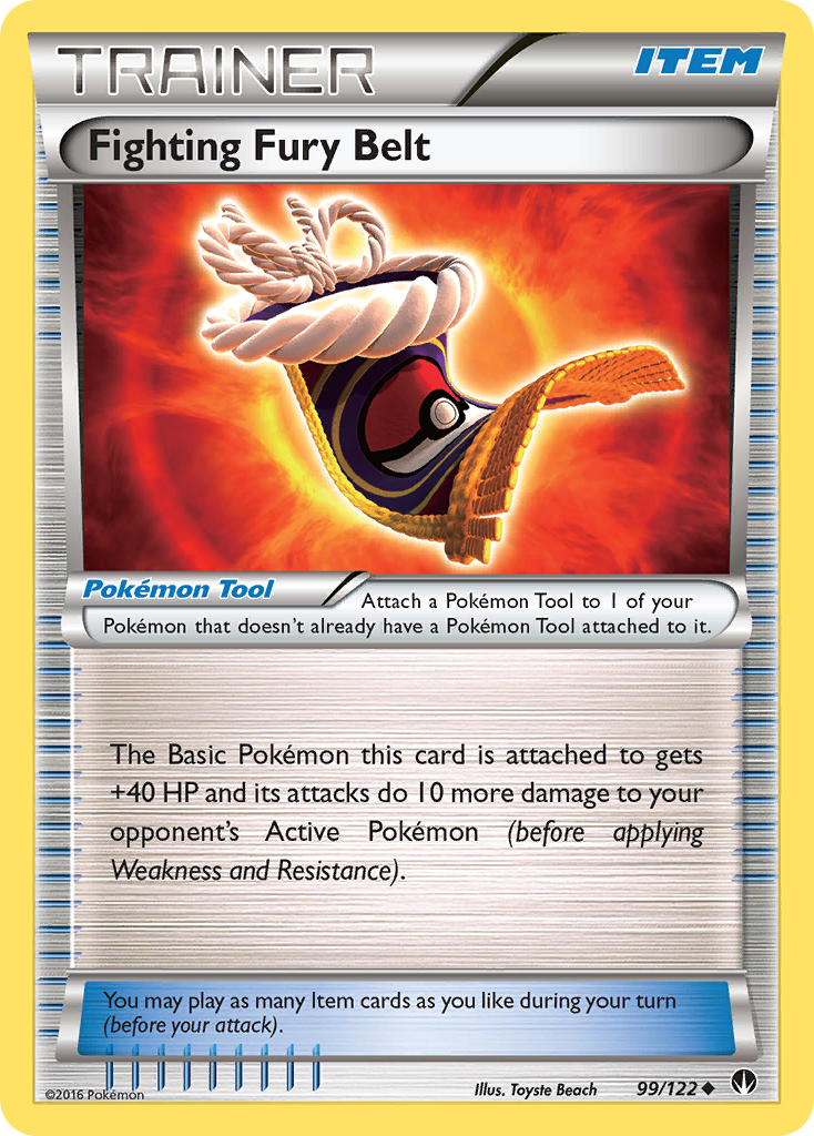 Fighting Fury Belt (99/122) [XY: BREAKpoint] | Deep Dive Games St. Marys