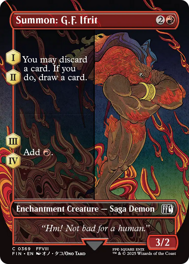 Summon: G.F. Ifrit (Borderless) [FINAL FANTASY] | Deep Dive Games St. Marys