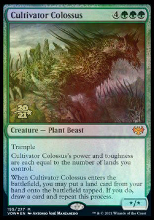 Cultivator Colossus [Innistrad: Crimson Vow Prerelease Promos] | Deep Dive Games St. Marys