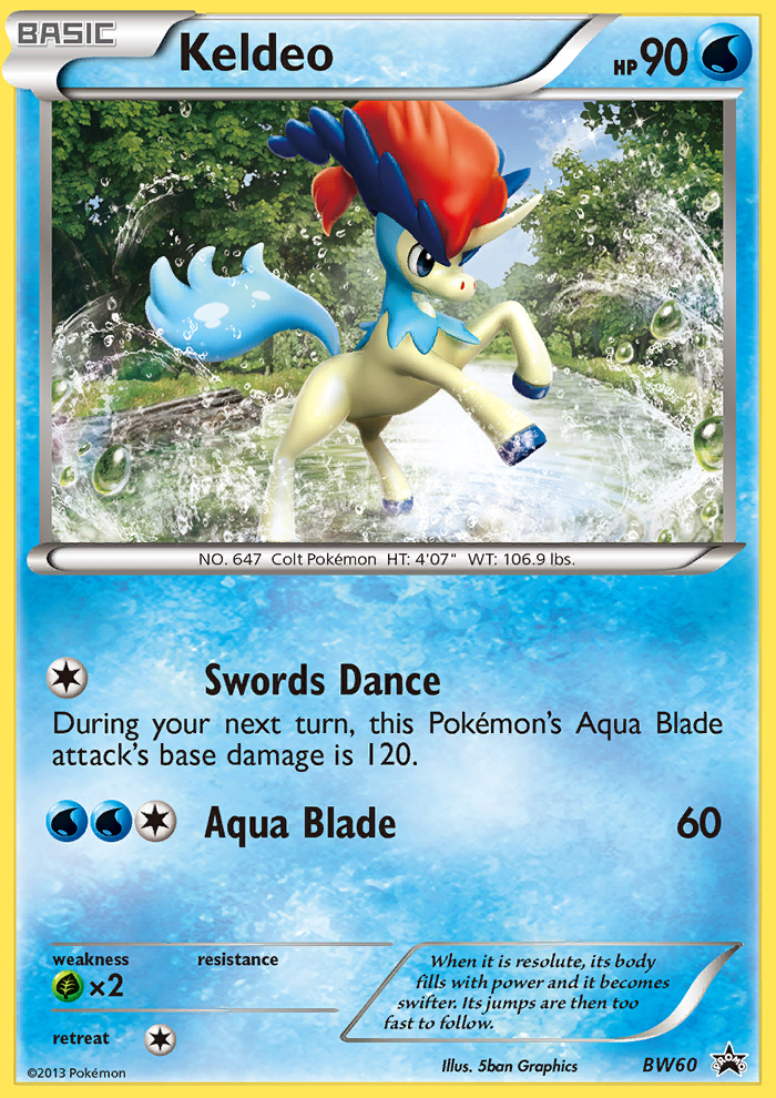 Keldeo (BW60) [Black & White: Black Star Promos] | Deep Dive Games St. Marys