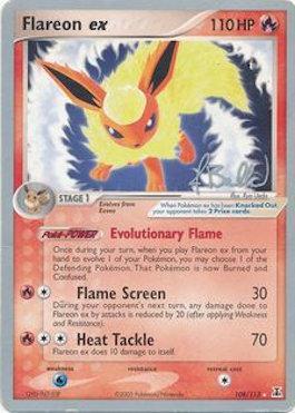 Flareon ex (108/113) (Eeveelutions - Jimmy Ballard) [World Championships 2006] | Deep Dive Games St. Marys