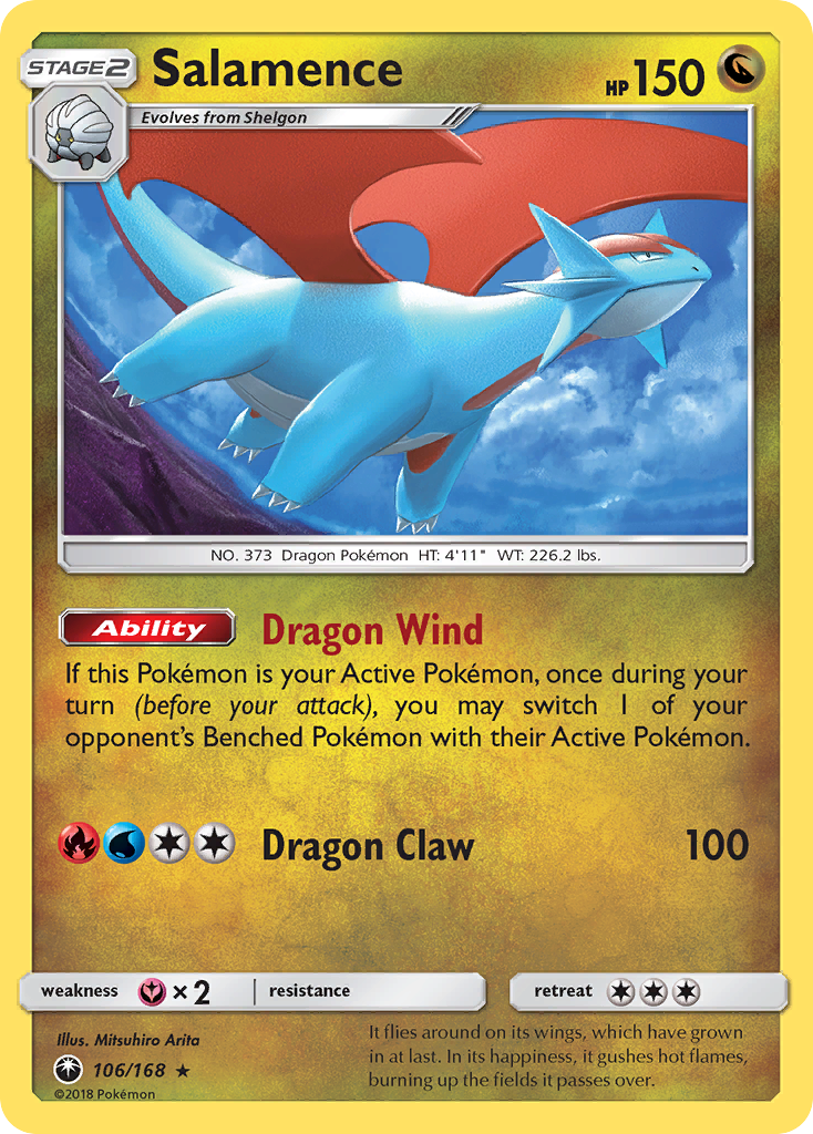 Salamence (106/168) [Sun & Moon: Celestial Storm] | Deep Dive Games St. Marys