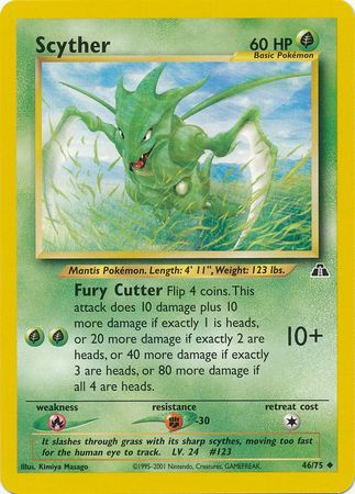 Scyther (46/75) [Neo Discovery Unlimited] | Deep Dive Games St. Marys