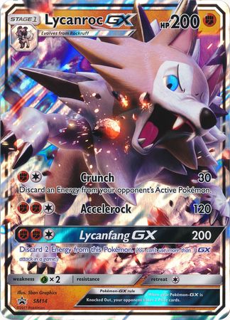 Lycanroc GX (SM14) (Jumbo Card) [Sun & Moon: Black Star Promos] | Deep Dive Games St. Marys