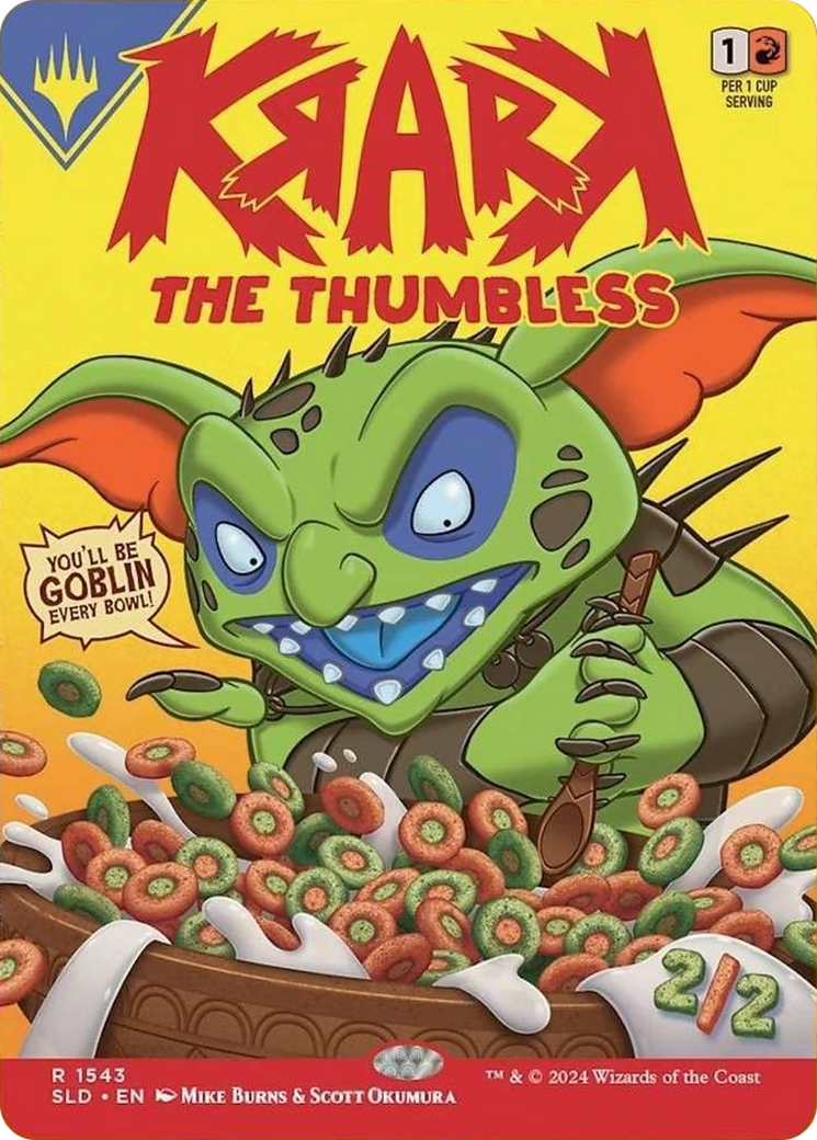 Krark, the Thumbless (Rainbow Foil) [Secret Lair Drop Series] | Deep Dive Games St. Marys