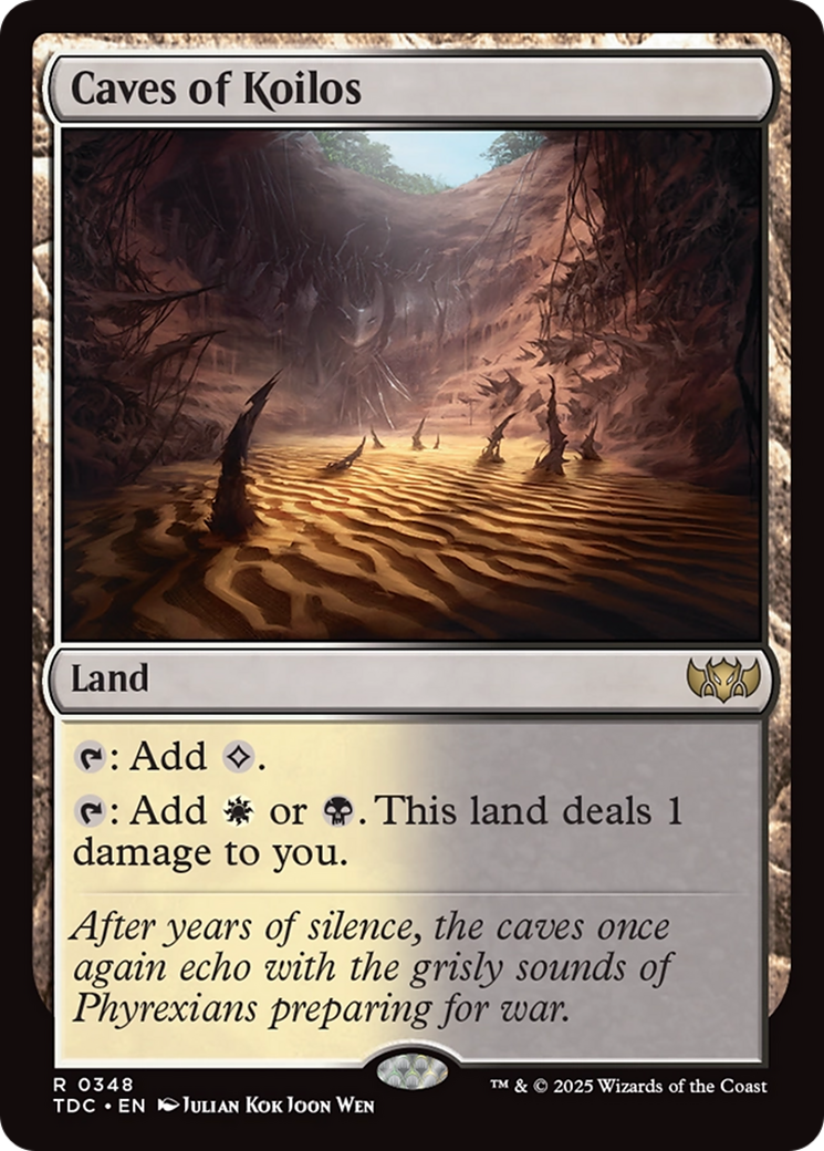 Caves of Koilos [Tarkir: Dragonstorm Commander] | Deep Dive Games St. Marys