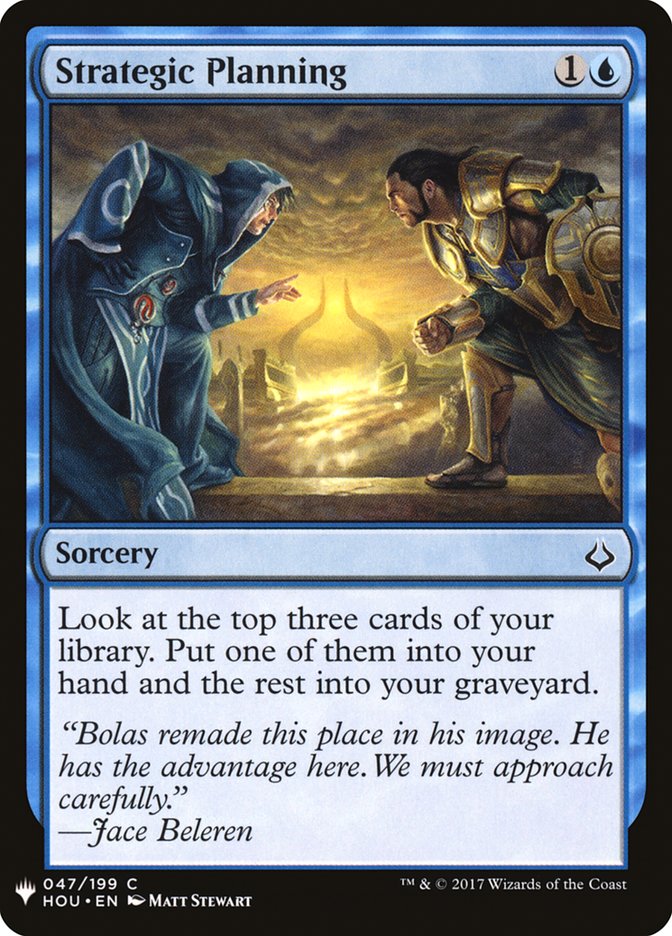 Strategic Planning [Mystery Booster] | Deep Dive Games St. Marys