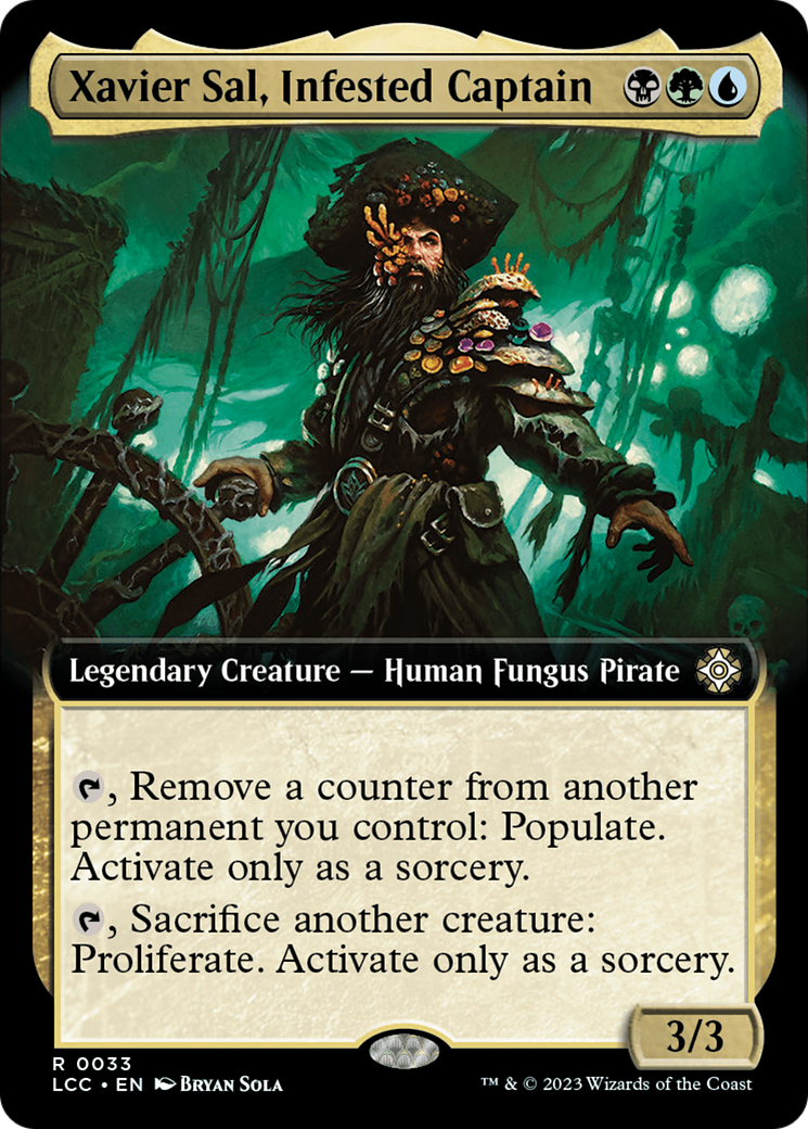 Xavier Sal, Infested Captain (Extended Art) [The Lost Caverns of Ixalan Commander] | Deep Dive Games St. Marys