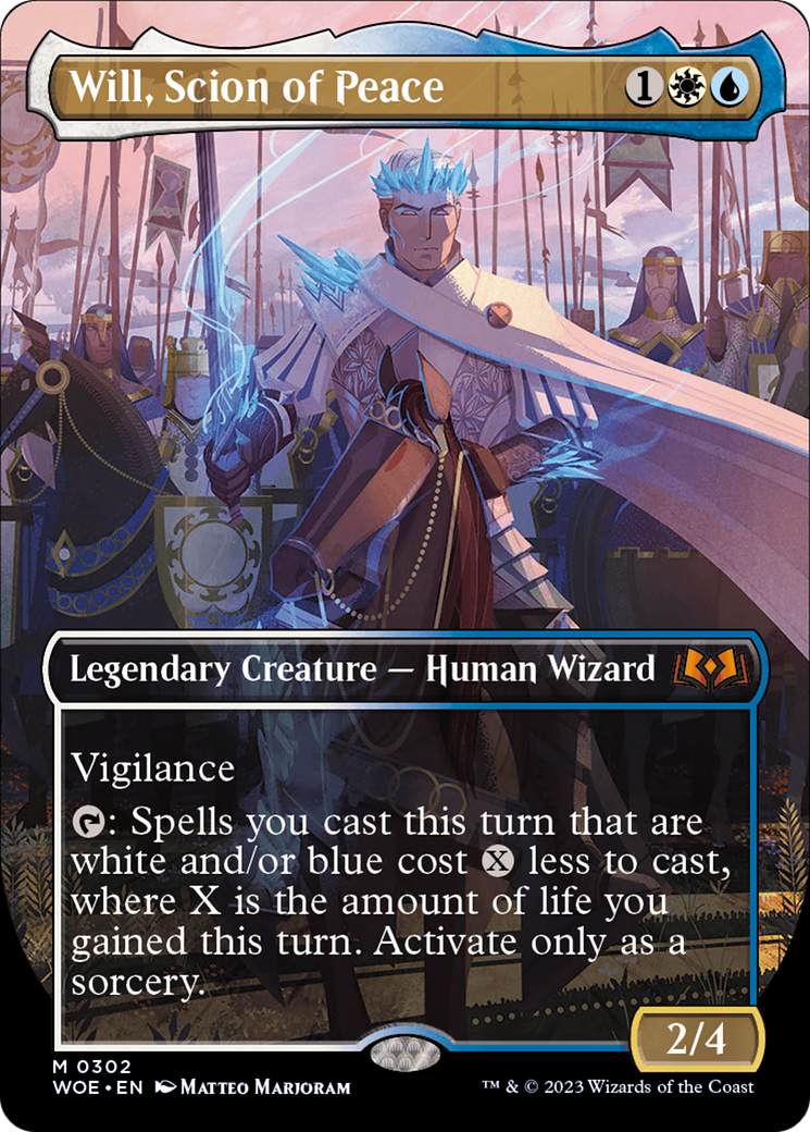 Will, Scion of Peace (Borderless Alternate Art) [Wilds of Eldraine] | Deep Dive Games St. Marys