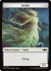 Angel // Spirit Double-Sided Token [Tarkir: Dragonstorm Commander Tokens] | Deep Dive Games St. Marys