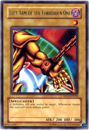 Left Arm of the Forbidden One [RP01-EN020] Rare | Deep Dive Games St. Marys