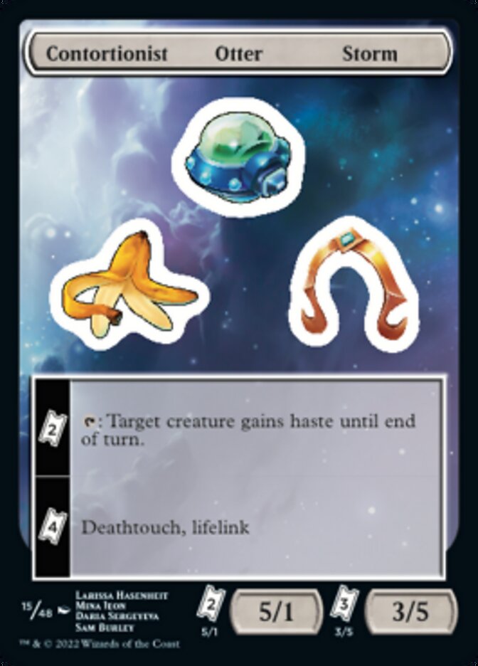 Contortionist Otter Storm [Unfinity Stickers] | Deep Dive Games St. Marys