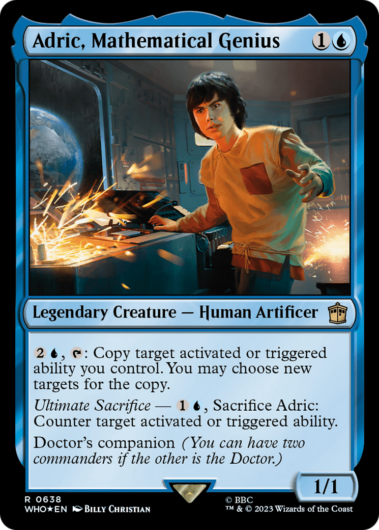 Adric, Mathematical Genius (Surge Foil) [Doctor Who] | Deep Dive Games St. Marys