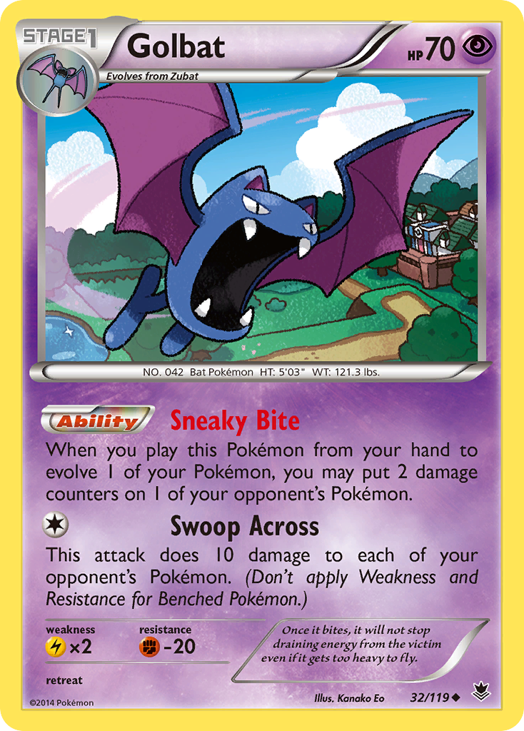 Golbat (32/119) [XY: Phantom Forces] | Deep Dive Games St. Marys