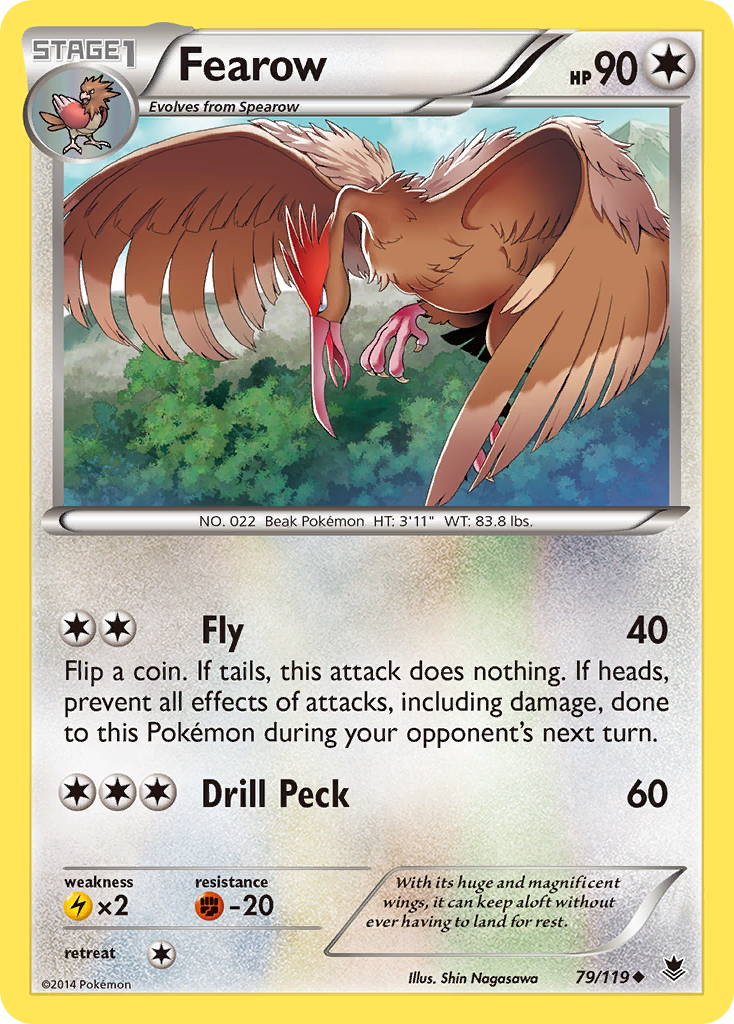 Fearow (79/119) [XY: Phantom Forces] | Deep Dive Games St. Marys