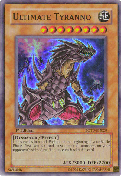 Ultimate Tyranno [POTD-EN020] Super Rare | Deep Dive Games St. Marys