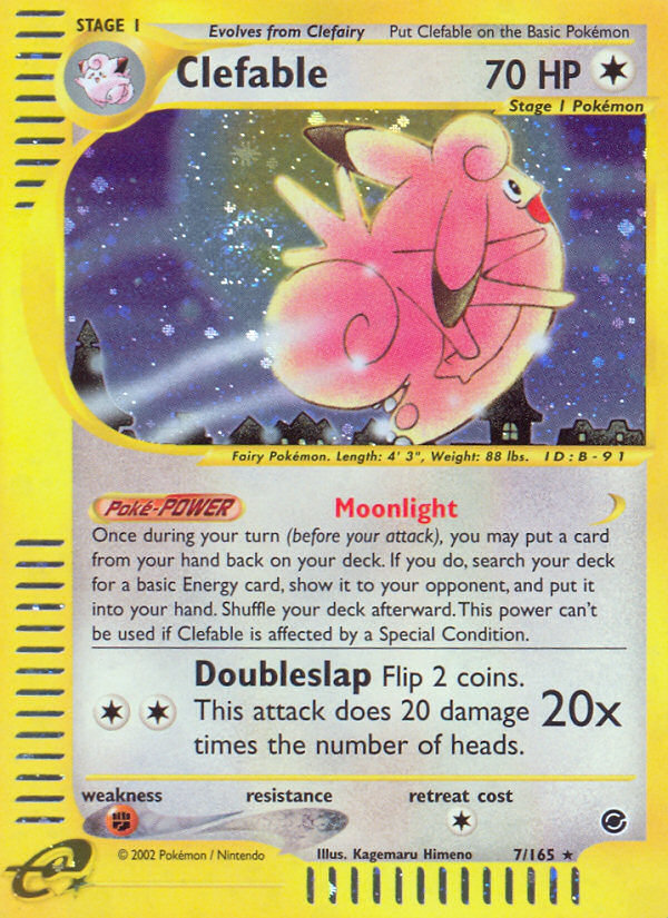 Clefable (7/165) [Expedition: Base Set] | Deep Dive Games St. Marys