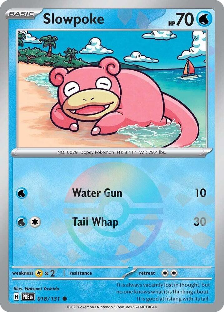 Slowpoke (018/131) (Poke Ball Pattern) [Scarlet & Violet: Prismatic Evolutions] | Deep Dive Games St. Marys