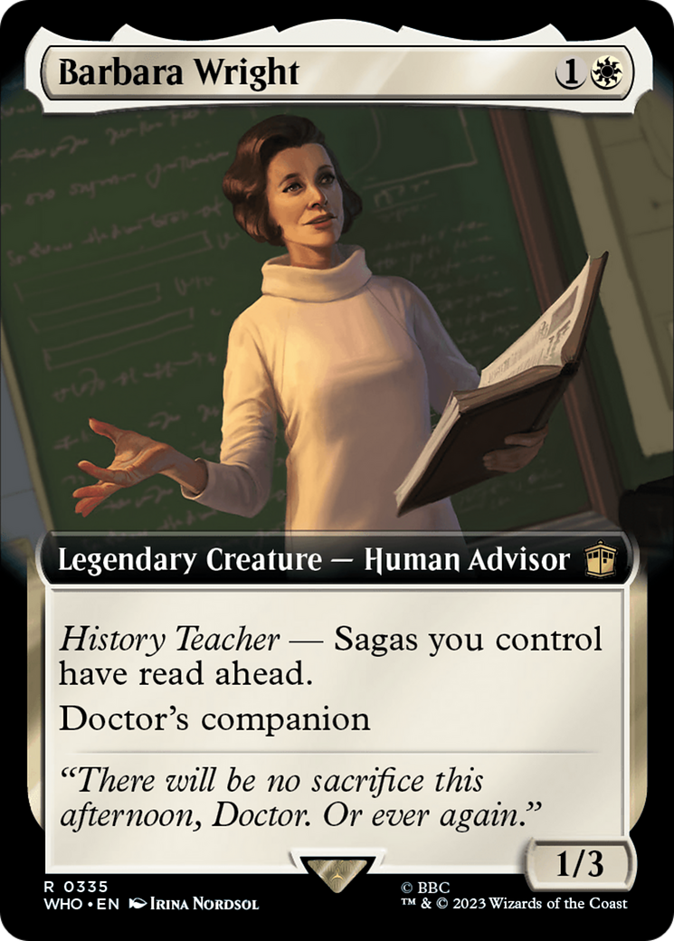 Barbara Wright (Extended Art) [Doctor Who] | Deep Dive Games St. Marys