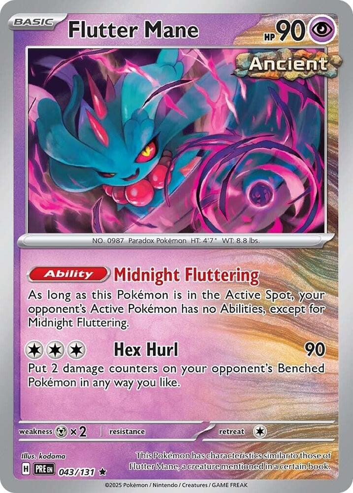 Flutter Mane (043/131) [Scarlet & Violet: Prismatic Evolutions] | Deep Dive Games St. Marys